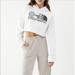 NWT North Face Cropped Pullover Hoodie